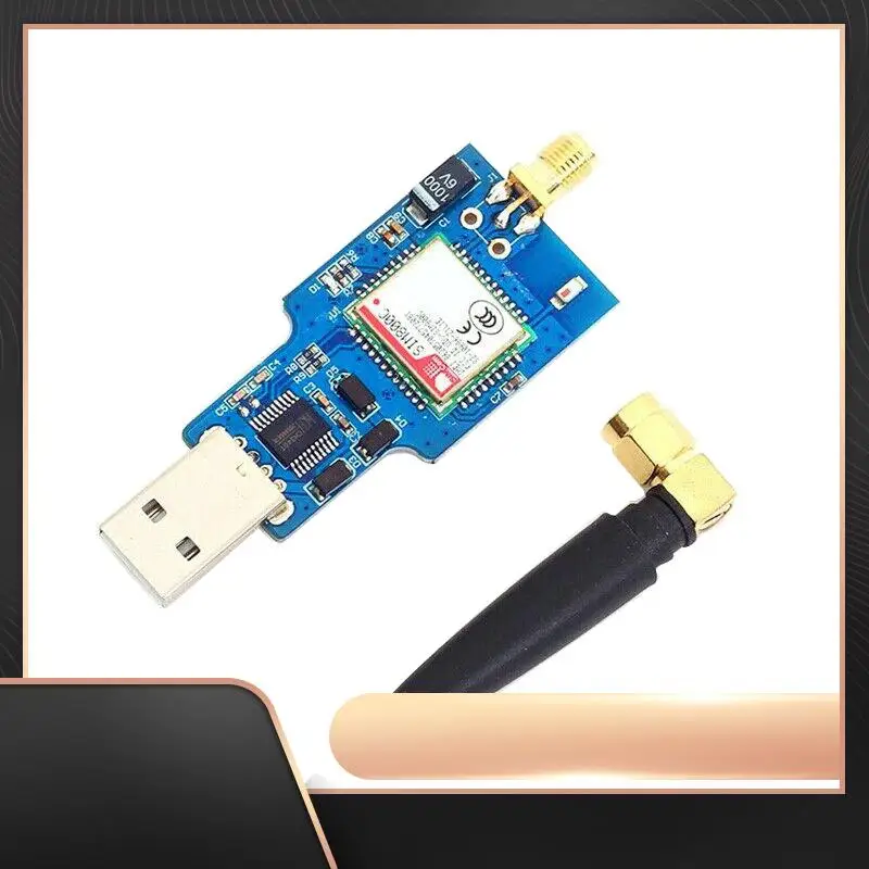 

USB To GSM Module Quad-Band GSM GPRS SIM800C Module For Bluetooth SMS Messaging With Antenna