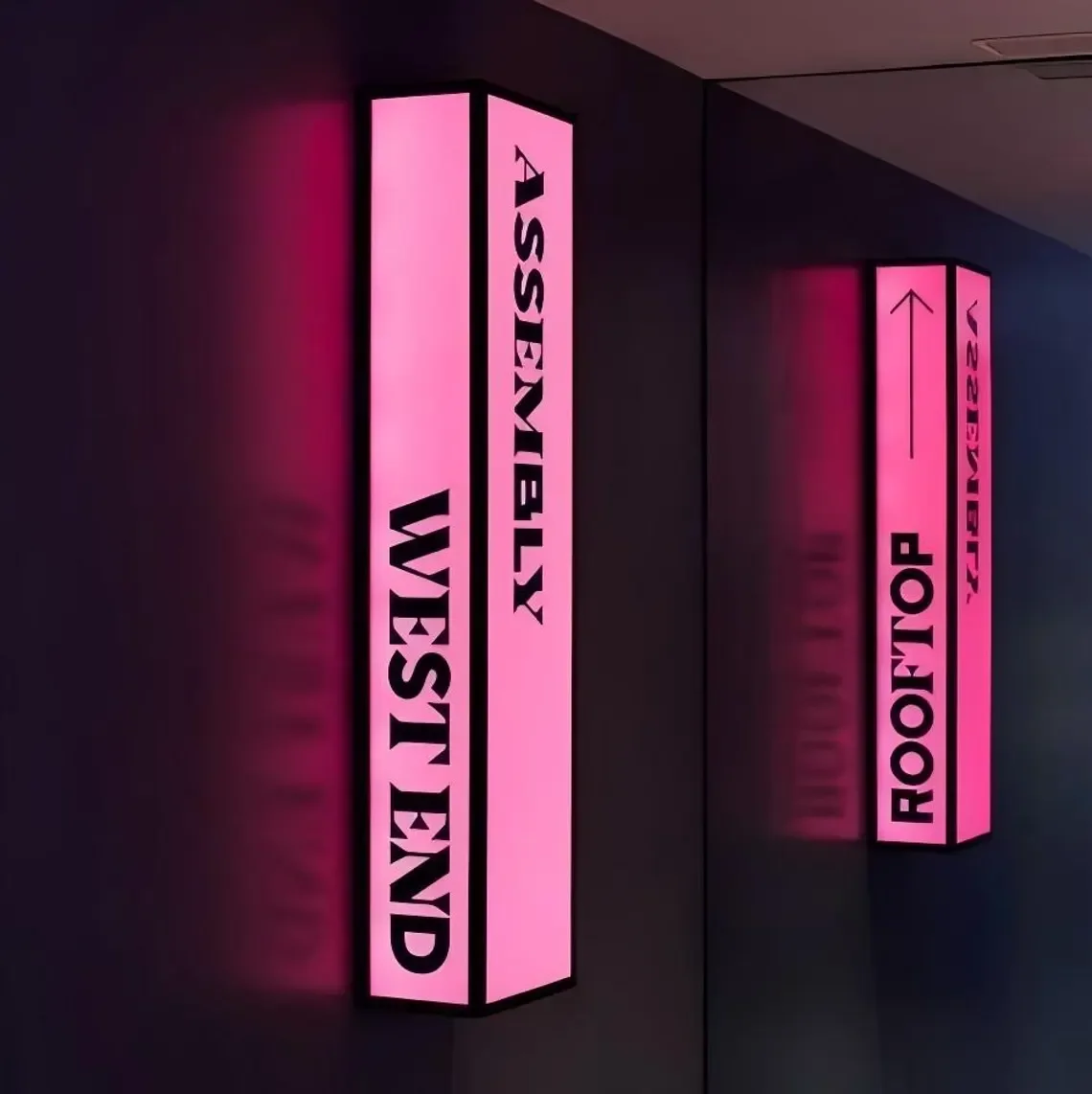 صندوق إضاءة LED لافتات الشارع مستطيلة مزدوجة الجوانب صندوق تسجيل مطبوعة شعار علامة مقهى علامة صالون تجميل واجهة المتجر تسجيل في الهواء الطلق #1