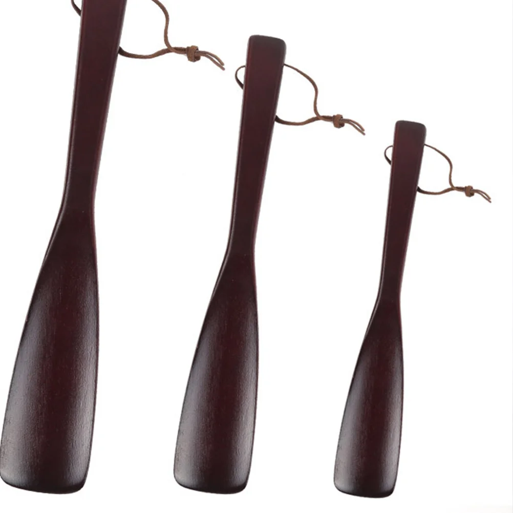 

1Pcs Wooden Shoe Horn Long Handle Durable Shoe Lifter Tool Ergonomic Lightweight for Home Office Travel Reduces Back Knee Pain