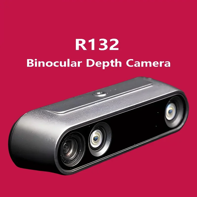 كاميرا عمق مجهر R132 مع رؤية ستيريو ثلاثية الأبعاد AI 2TOPs تحويل طاقة الحوسبة Intel RealSense D435i