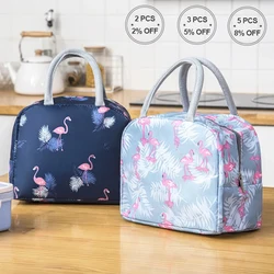 Nuova borsa isolante per bottiglie borsa termica impermeabile per il pranzo in foglio di alluminio addensato per bambini piccola borsa termica portatile per il pranzo