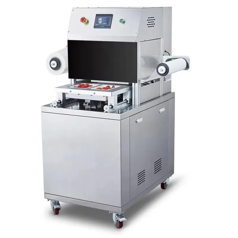 Modified Atmosphere Packaging Machine for Product Processing Line Fresh Food MAP Sealer for Meat Fruit Custom
