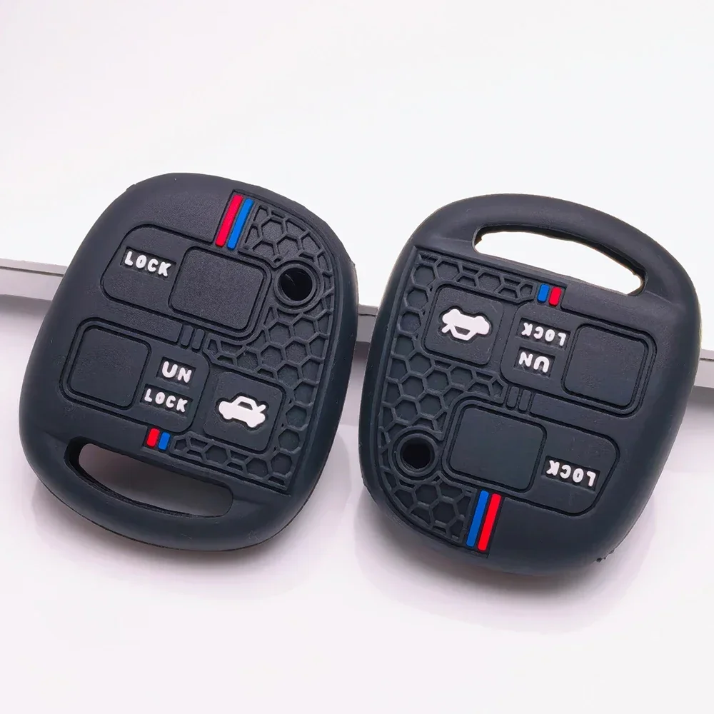 For Toyota Yaris Carina Corolla Avensis Land Cruiser Camry RAV4 Prado Remote Cover Soft Touch