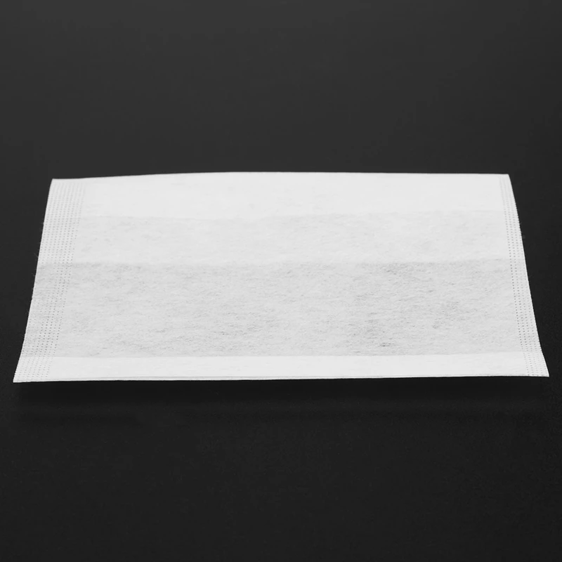 500 Pz/Sacchetto di tè pieghevole in fibra di mais naturale ecologico Filtro per tè biodegradabile Sacchetto filtro per tè alle erbe 7 X 10 cm