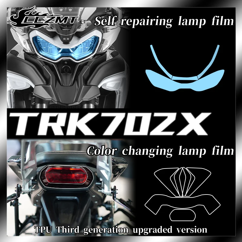 For Benelli 702X TRK702 instrument protection film headlight film tail light film color change sticker modification accessories