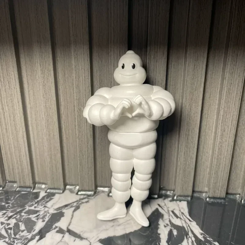 Figura de acción de dibujos animados de Michelins Bibendum, modelo de muñeca de Anime Kawaii, Blanco graso, juguetes de decoración de escritorio de coche, regalos para niños