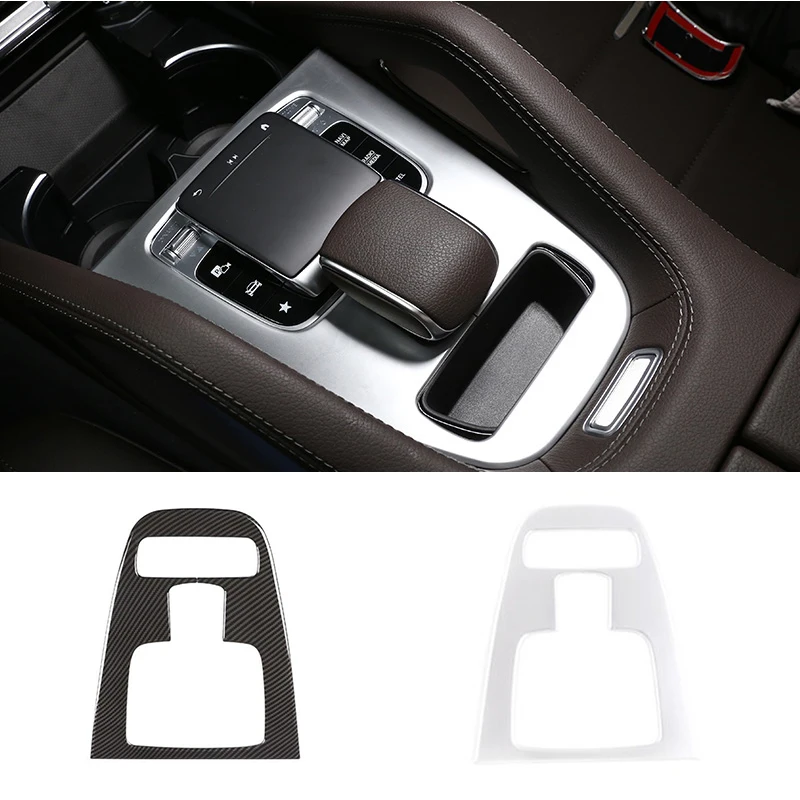 

For Mercedes-Benz GLE Class 2020 Center Control Gear Shift Panel Cover Shift lever Panel Trim Cover Car Interior Accessories