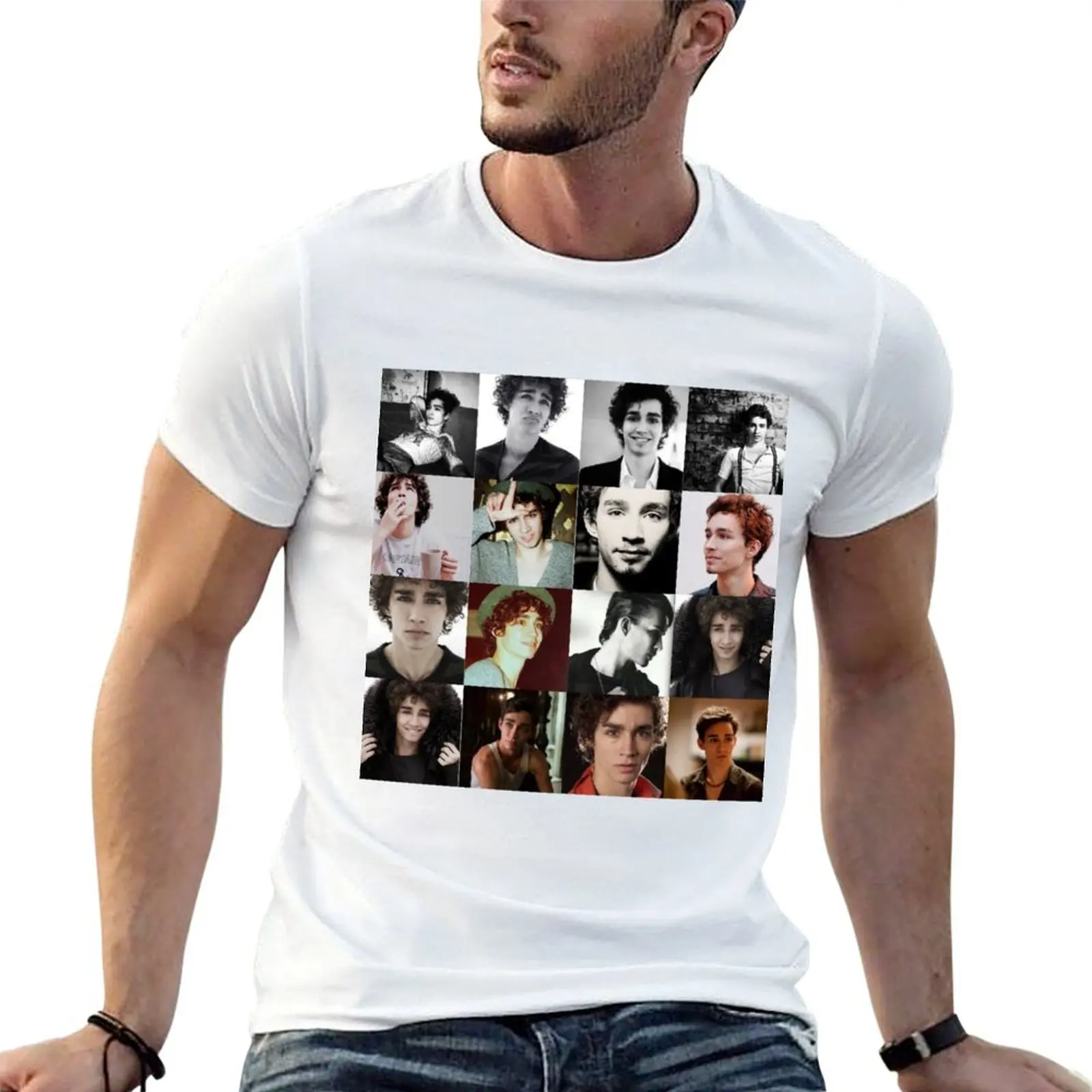 

Robert Sheehan T-Shirt man t shirts high quality luxury brand man t shirt summer t shirts designer T-shirt