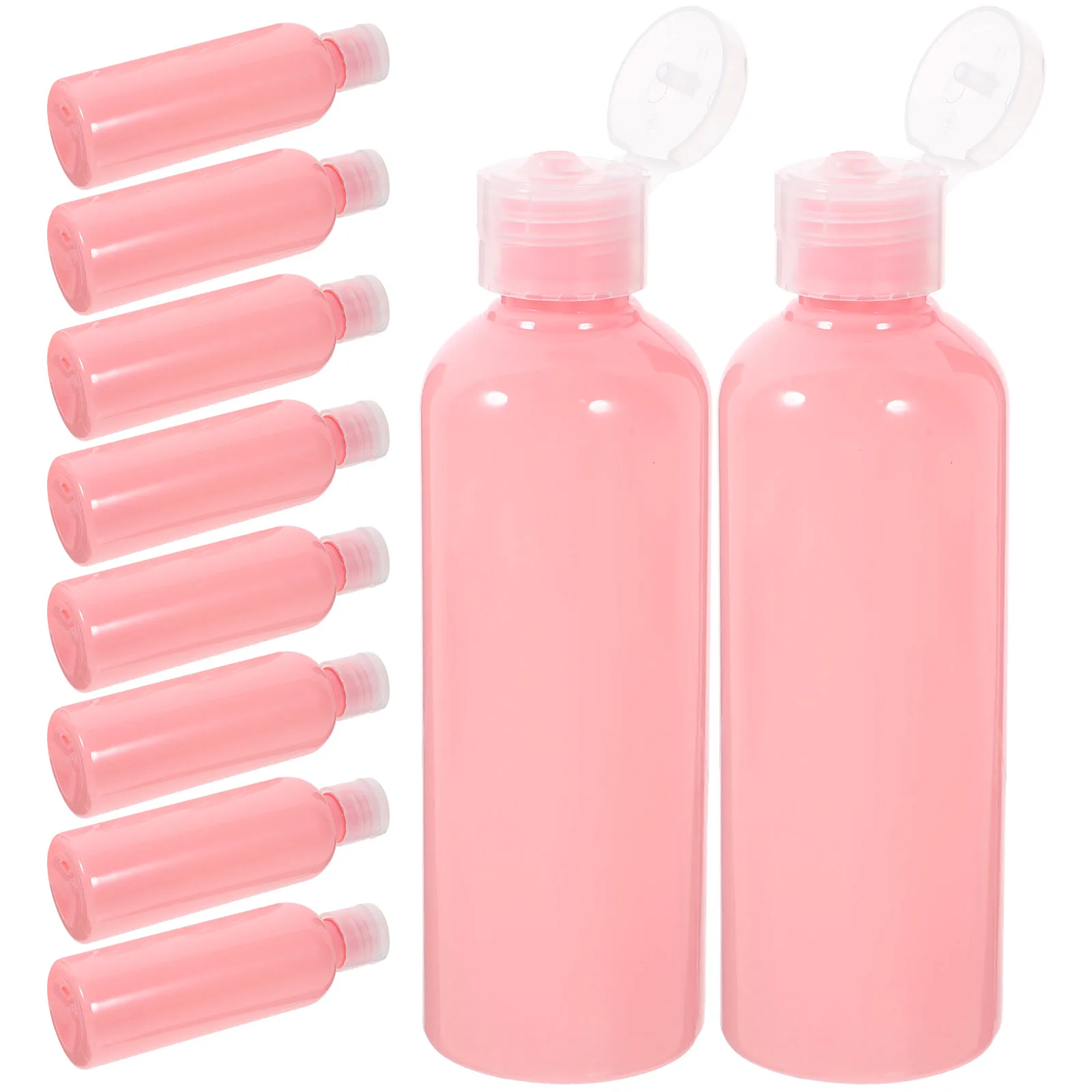 

10pcs Lotion Bottles 100Ml Travel Size Toiletry Containers Leak Proof Refillable Squeeze Bottles For Skincare Shampoo Travel