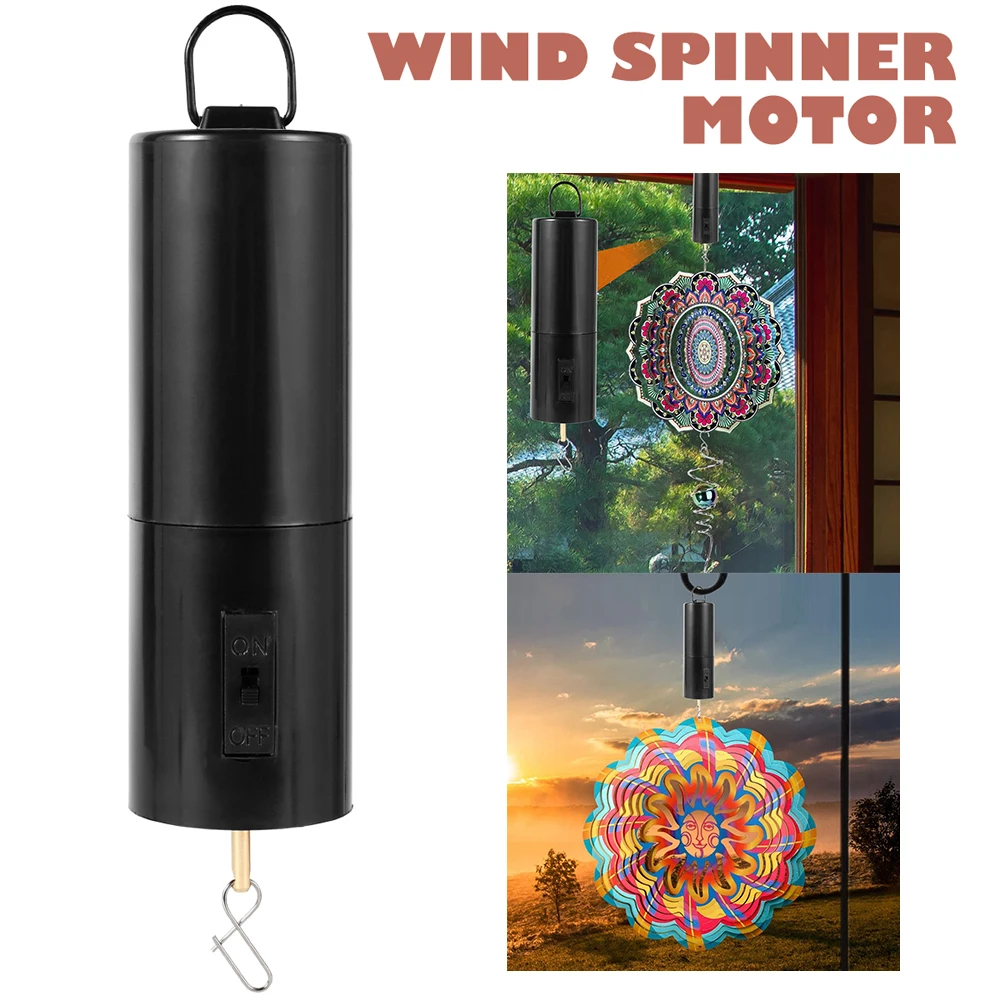 Hanging Rotating Motor 30RPM Wind Spinner Motor Plastic Battery Powered for Disco Party Wedding Decor Indoor Windmill Ornament