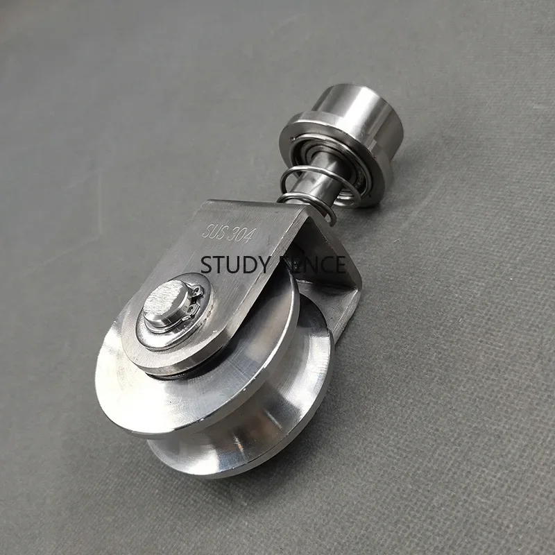 rueda-universal-giratoria-de-acero-inoxidable-304-para-puerta-rueda-de-riel-de-resorte-movil-polea-con-ranura-u-v-h-accesorios-de-ferreteria-48-68mm