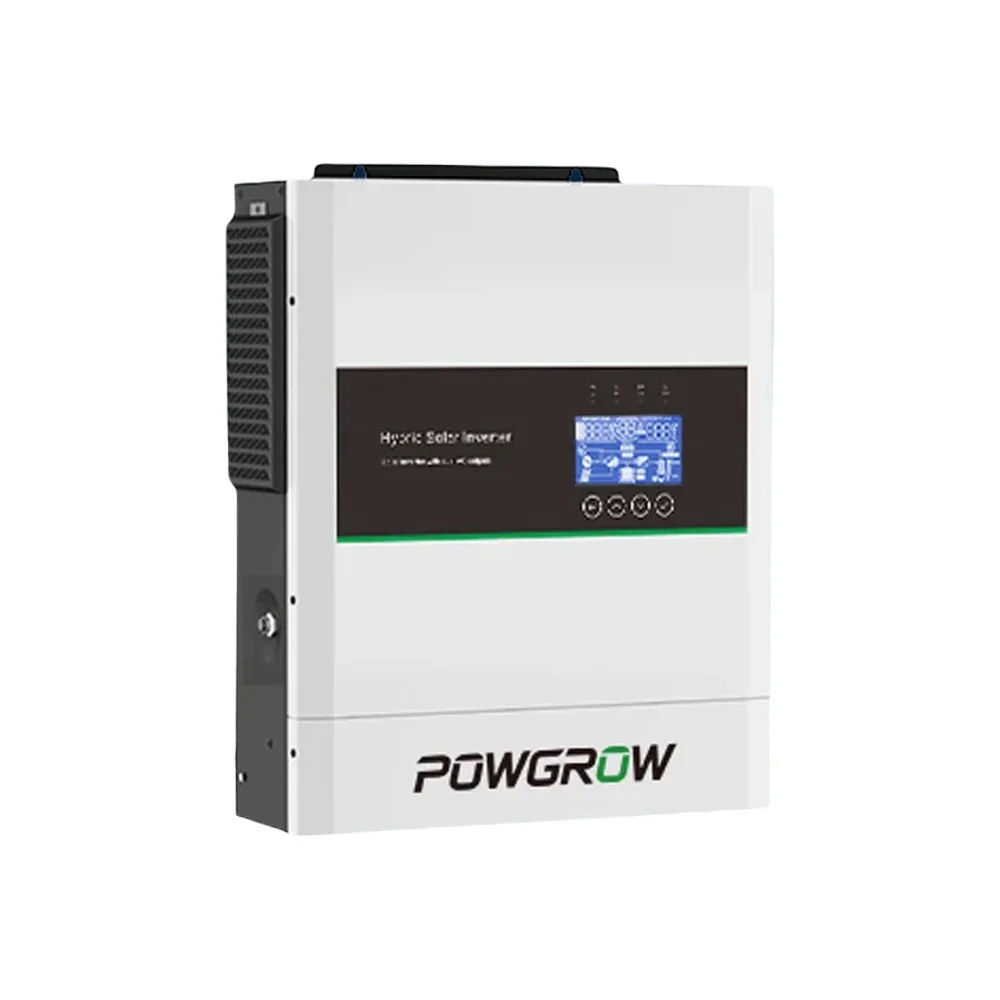 POWGROW Hybride Solar Inverter 12KW 48V 160A MPPT Solar Charger 230VAC 2PV Ingang en Uitgang Met 500VDC Ingebouwde Wifi Off Grid - afbeelding 2