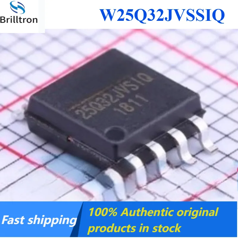10-30PCS W25Q32JVSSIQ 25Q32JVSIQ 32Mbit Flash Memory Chip SOIC-8  Brand New Original Stock , Fast Shipping.
