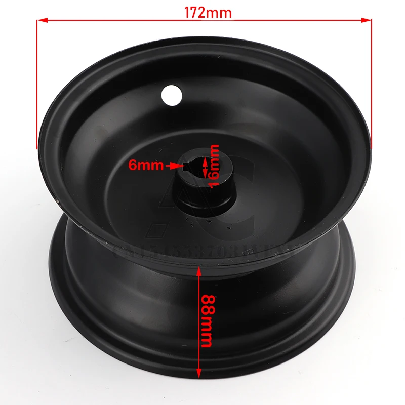 6 بوصة محور 145 70 6 الإطارات 13x5 00 6 13x6 50 6 ATV فراغ حافة ل 110 125cc الذهاب كارت جزازة العشب أجزاء استبدال عجلة #4