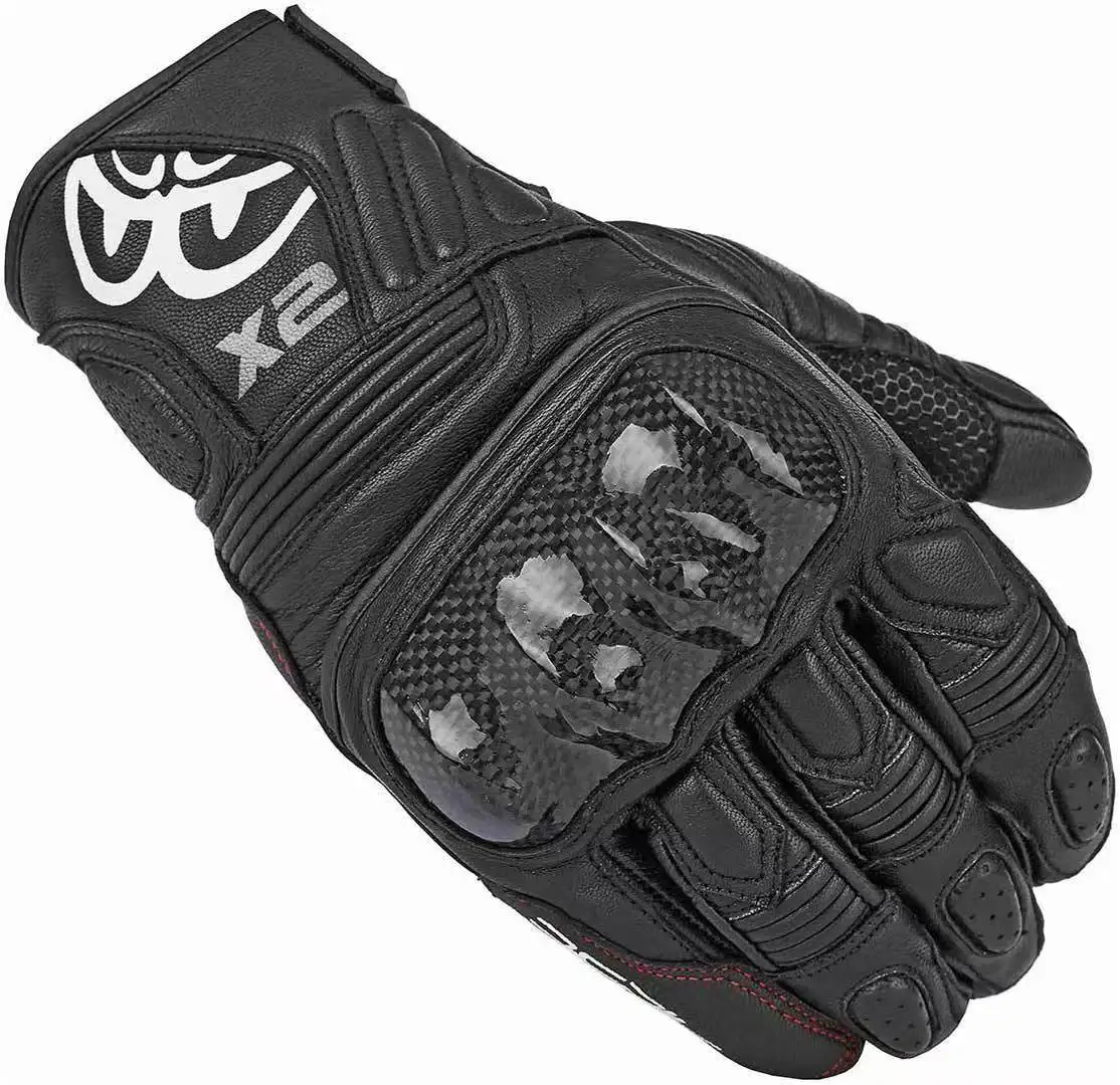 For BERIK Motorcycle Gloves carbon fibre Cowhide Moto Gloves Men Motocross Racing Gloves Breathable Guantes Moto Four Seasons