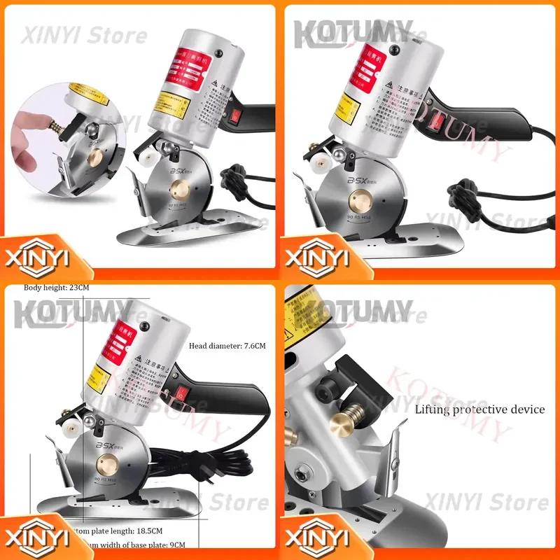 for Portable Cloth Cutter for Leather Fabric Cutting Machine for Round Knife Scissors Tool for DIY Sewing Craft Cutting Tool
