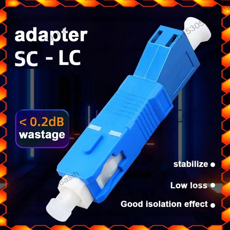 -AT52 4 パックシングルモード 9/125Um SC/UPC オス - LC/UPC メスハイブリッド光ファイバーアダプターコネクタ光パワーメーター用