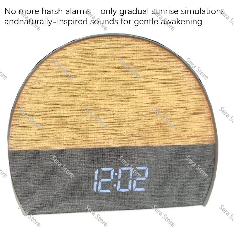 Wake Up Light Smart Sunrise Alarm Clock, White Noise Sleep Aid Night Light for Bedroom