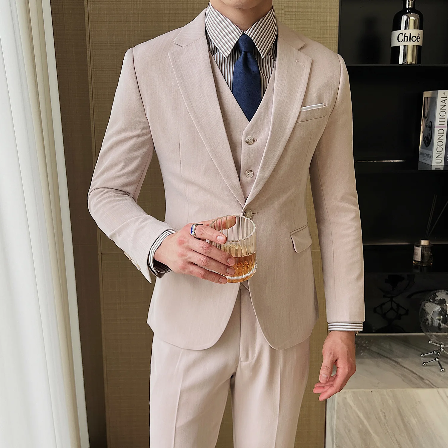 H46 formal casual suit professional suit best man spring and summer new men's tops