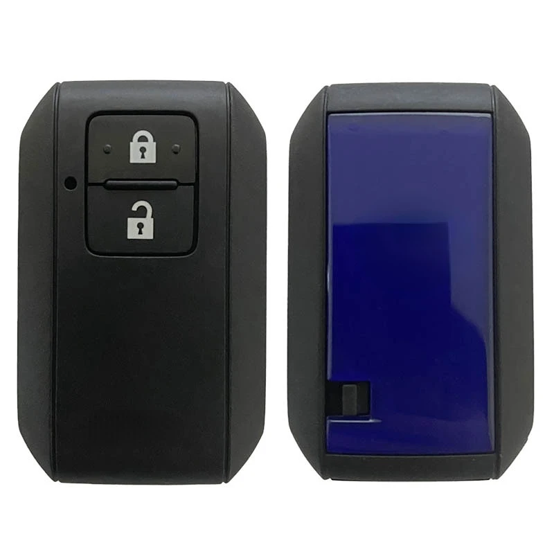 Original Genuine Suzuki Swift Remote Replacement Key Case Shell Cover Blue Back Side With Emergency Blade