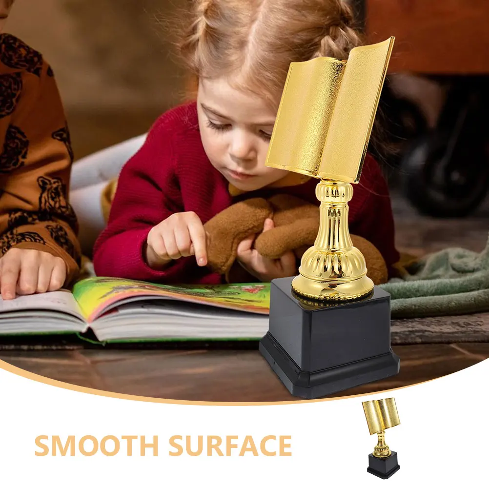 

Award Trophy Compact Lightweight Plastic Small Reading Competition Prize Trophy Winner Decoration Reading Competition Trophies