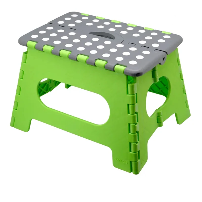 Y000  Folding Home Kids Children Plastic Step Stool Portable Folding Chair Small Bench Stool Living Room Furniture Home