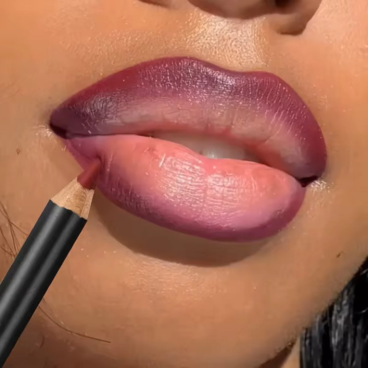 Waterproof Matte Lipliner Pencil Red Contour