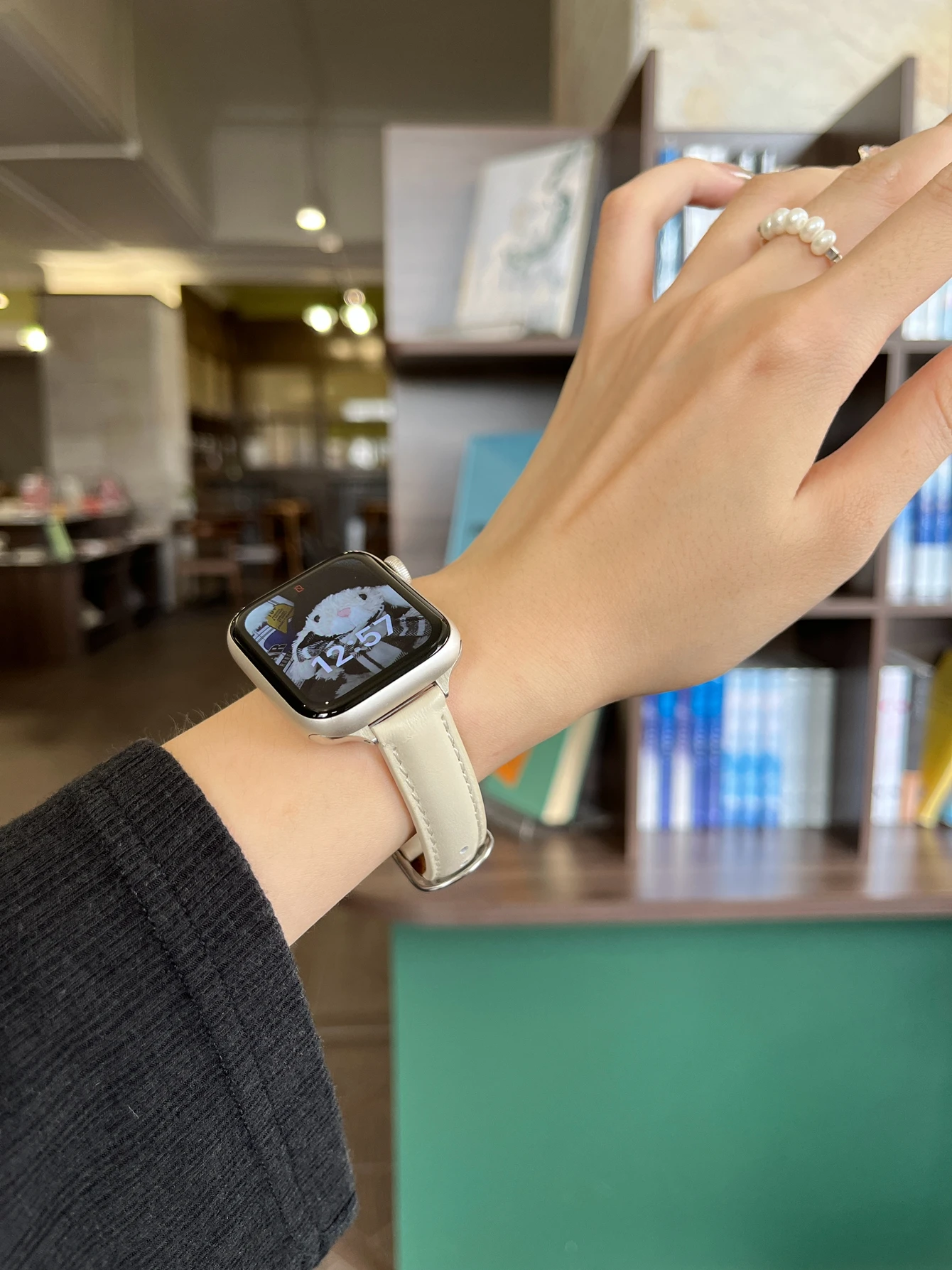 Fancy Stylish Leather loop for Apple Watch Band For Women Correa for iwatch strap