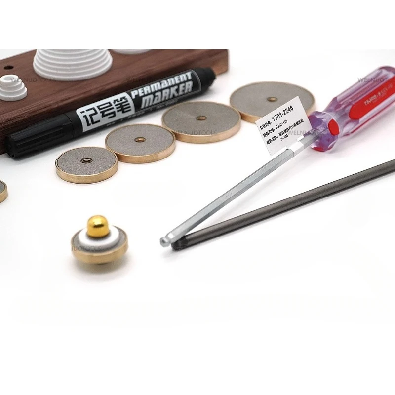 Saxophone sound hole grinding and correction tool