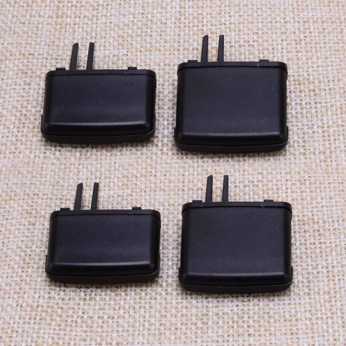 55660-GRJ200 55670-GRJ200 4 Sets Air Conditioning AC Vent Tab Clips Fit for Toyota Land Cruiser LC200 FJ200 2008-2017 Black