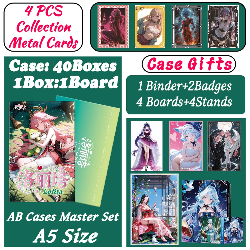 

2025 Wholesale Newest Goddess Story A5 Size Lolita Acrylic Color Paper Card Board Waifu Ganyu Palying ACG CCG TCG Hobbies Gift