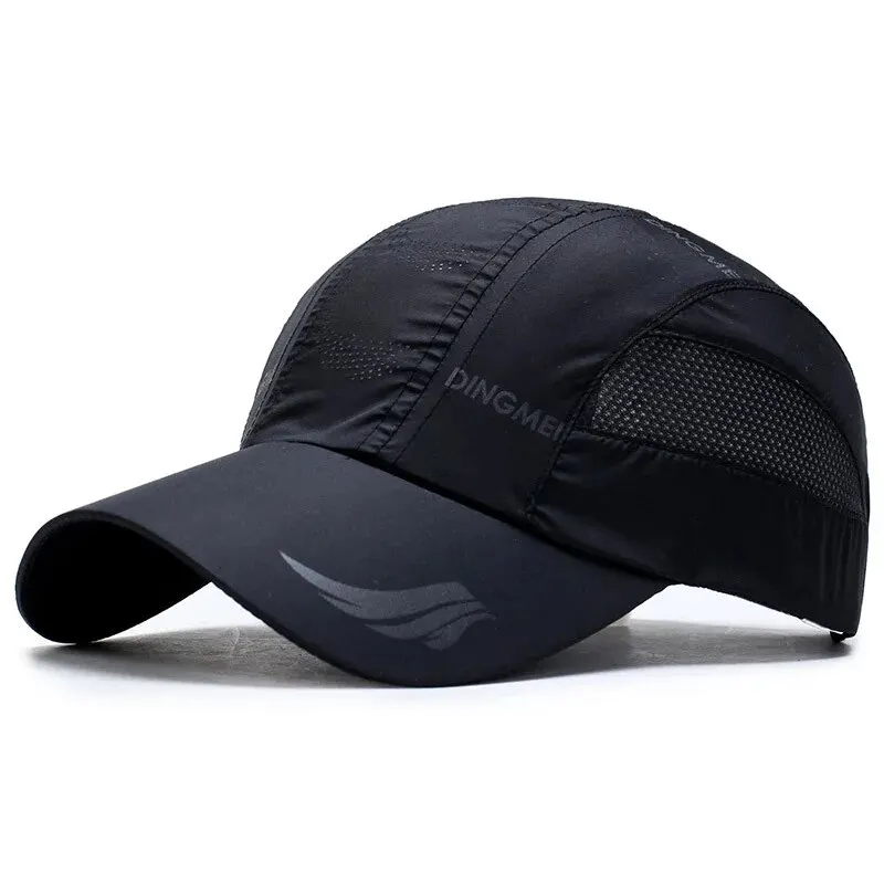 Summer New Men Hat Quick Dry Spring Summer Outdoor Sunshade Sun Hats Casual Sports Baseball Caps Sunshade Baseball Caps