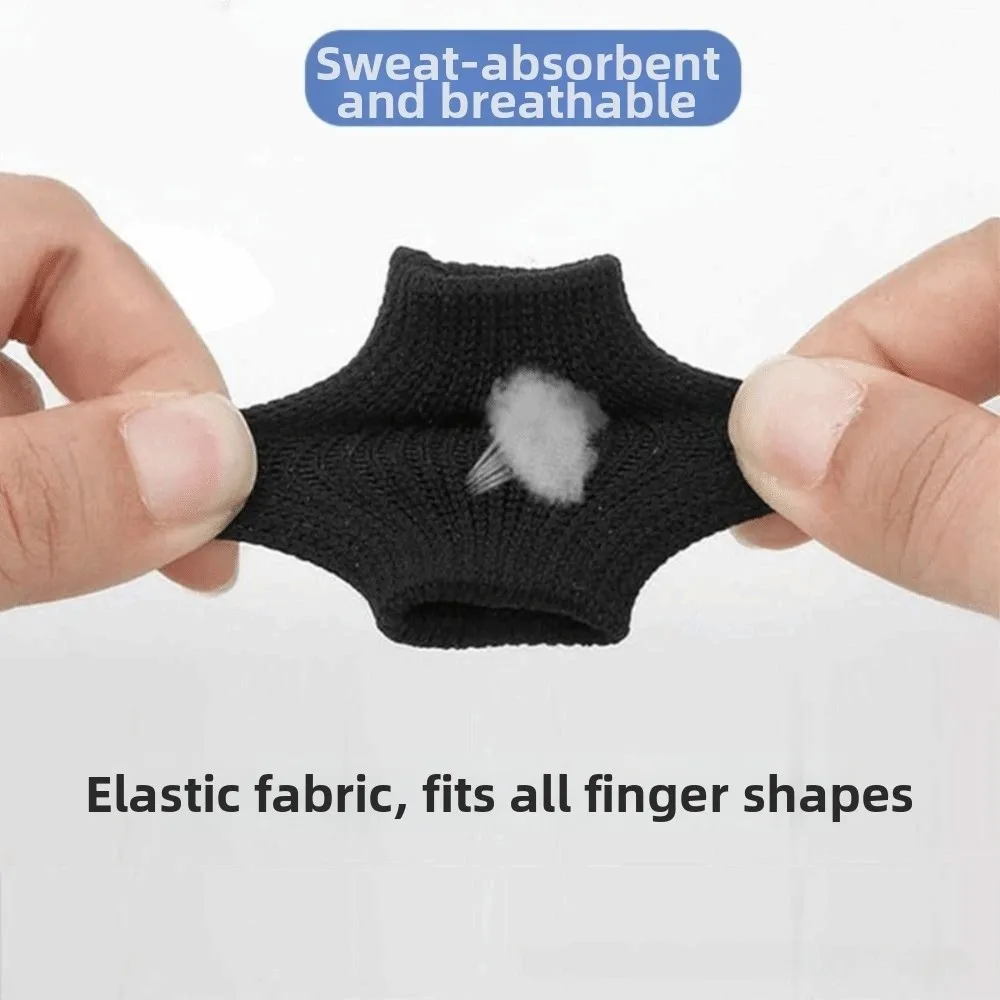 Ergonomic Design Crochet Glove Sets with Finger Covers Breathable Wrist Guard for Crochet Adjustable Multi-functional