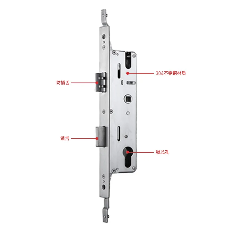 Imagem -03 - Fechadura Eletrônica Body Metal Lock Mortise Face Recognition Impressão Digital 2085 3085 4085 5085 6085 7085 Aço Inoxidável