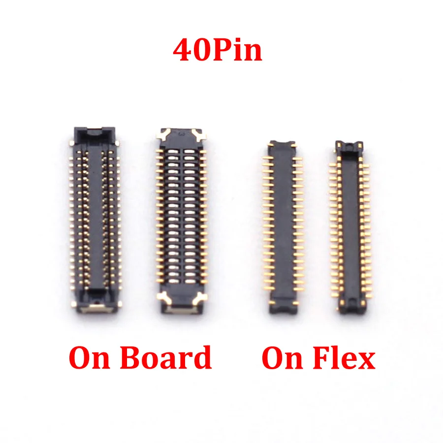 2Pcs LCD Display Screen Flex FPC Connector Plug Board For Motorola Moto G5S XT1793 XT1792 G6 Plus XT1926 E4 XT1767 XT1768 40 Pin