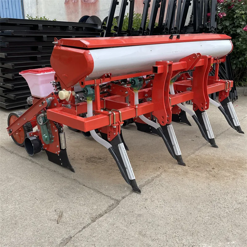 auto seeder Two-Row Pumpkin Corn Peanut Bean Planting Machinery