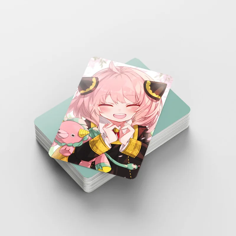 SPY×FAMILY Japanese Anime Lomo Card 60PC Card 36PC Stickers Games Postcards Fans Collection Gift Toy