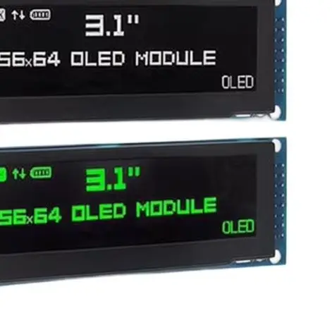 3.12 Inch 256x64 For OLED LCD Display SSD1322 16Pin Parallel For SPI For For Arduino Electronic Projects DIY Screen