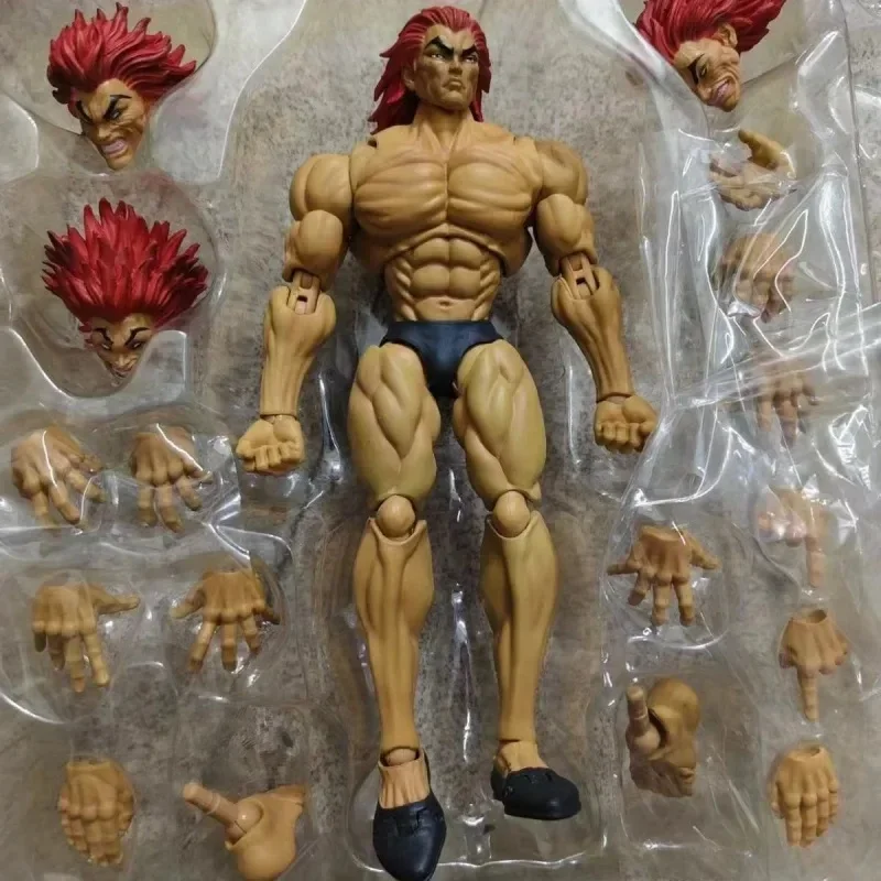 Фигурка ST Baki Hanma Son Of Ogre Hanma Yuujiro ПВХ Модель игрушки Аниме The Strongest Organisms Ko Yujiro Подвижная фигурка