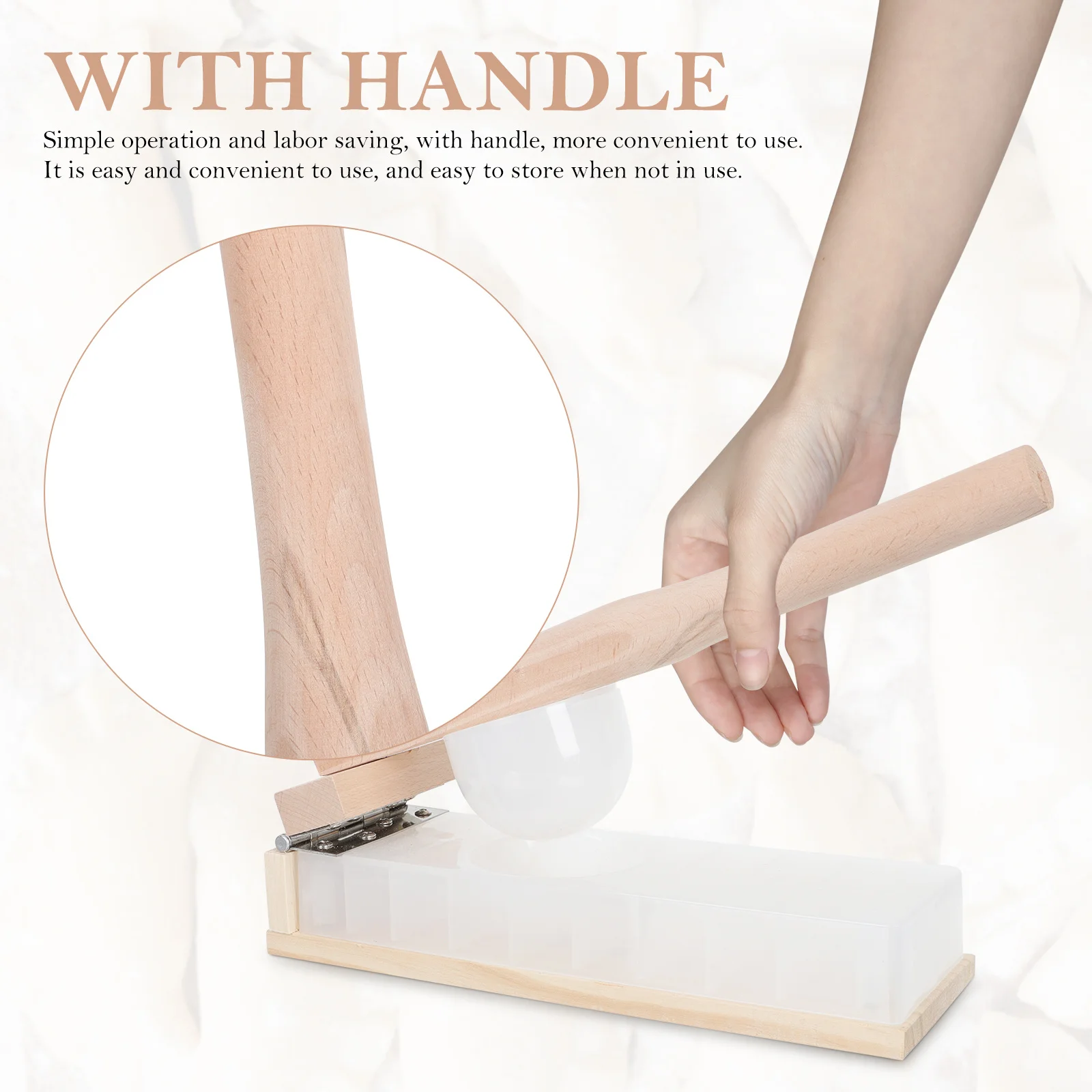 

1pcs Manual Dumpling Skin Presser Wood Tortilla Maker Dough Pressing Tool For Roti Pastry Wrappers Diy Kitchen Gadget