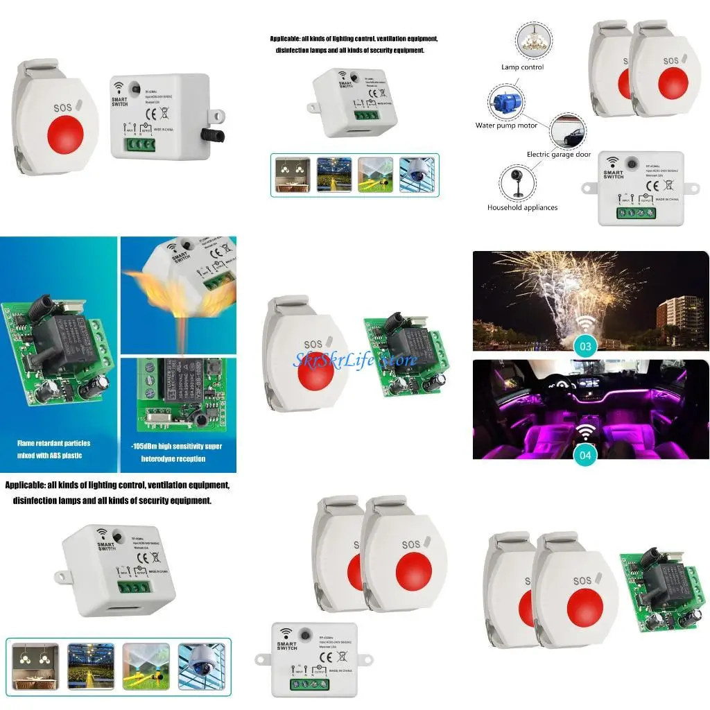 

E65E Remote Control Switches for Electrical Equipment 1 Channel Wireless Remote