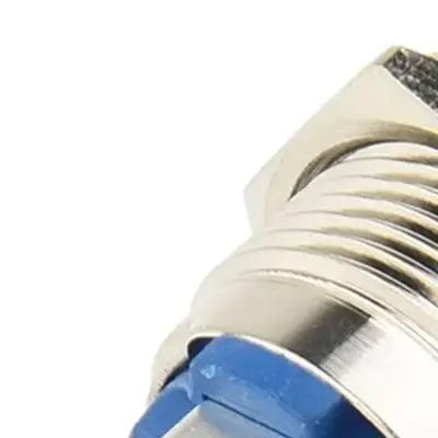 16mm Metal Momentary On Off Push Button Switch for 12V Circuits with Waterproof Design and Nickel Plated Brass Components
