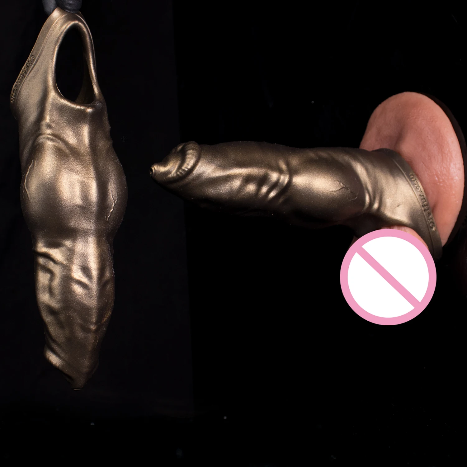 Oieffur Cock Ring For Men Penis Sheath Adult Supplies Ejaculation Delay Sleeve for the Penis Extension Cock Sex Toys Adult Toys