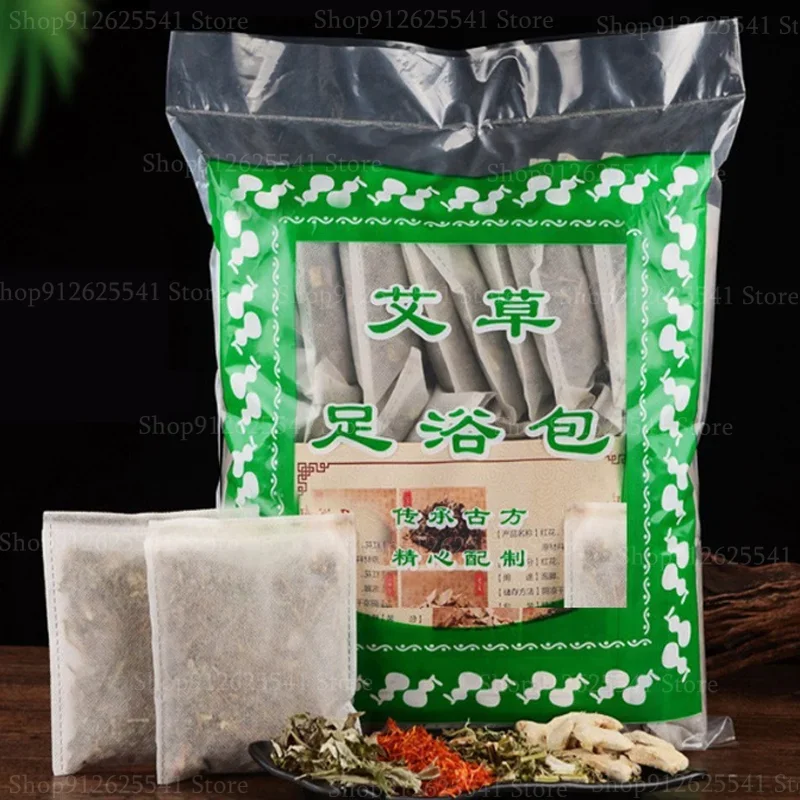 

30g*30Pcs/bag Ginger Wormwood Insomnia Herb Dysmenorrhea Foot Bag Chinese Medicine Voetenbad Foot Bath Bag Foot Bath