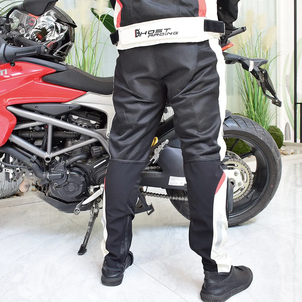

Summer Motorcycle Racing Pants Men Breathable Mesh Biker Pants Anti Drop and Wear-Resistant Motorcycle Pants Motocross Supplies