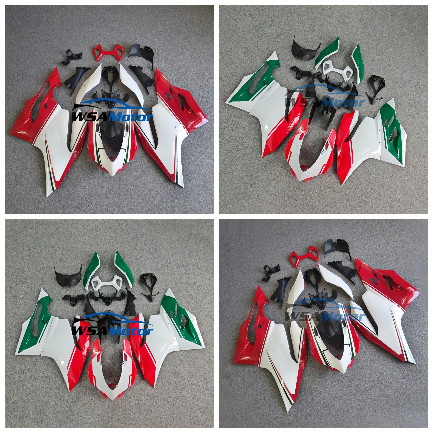 Injection New ABS Motorcycle Full Fairings Kit Fit for Ducati Panigale 899 1199 2012 2013 2014 12 13 14 Bodywork set Red White