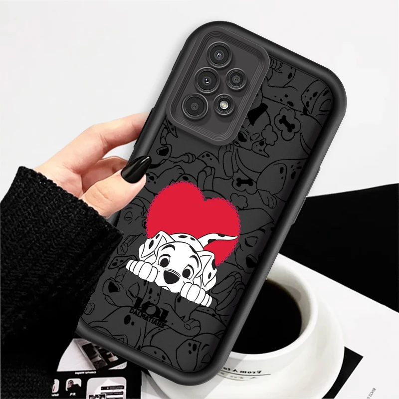 101 Dalmatian Cartoon Cute Art For Samsung A73 A71 A54 A53 A52 A51 A33 A32 A21S A14 A13 A12 A03 A04 A05 5G Eye Ladder Soft