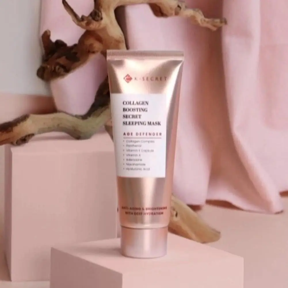 K-Secret Active Gel Sleep قناع الوجه تنظيف الوجه تقشير تقشير فرك تنظيف عميق حب الشباب البثرة إزالة منظف الوجه