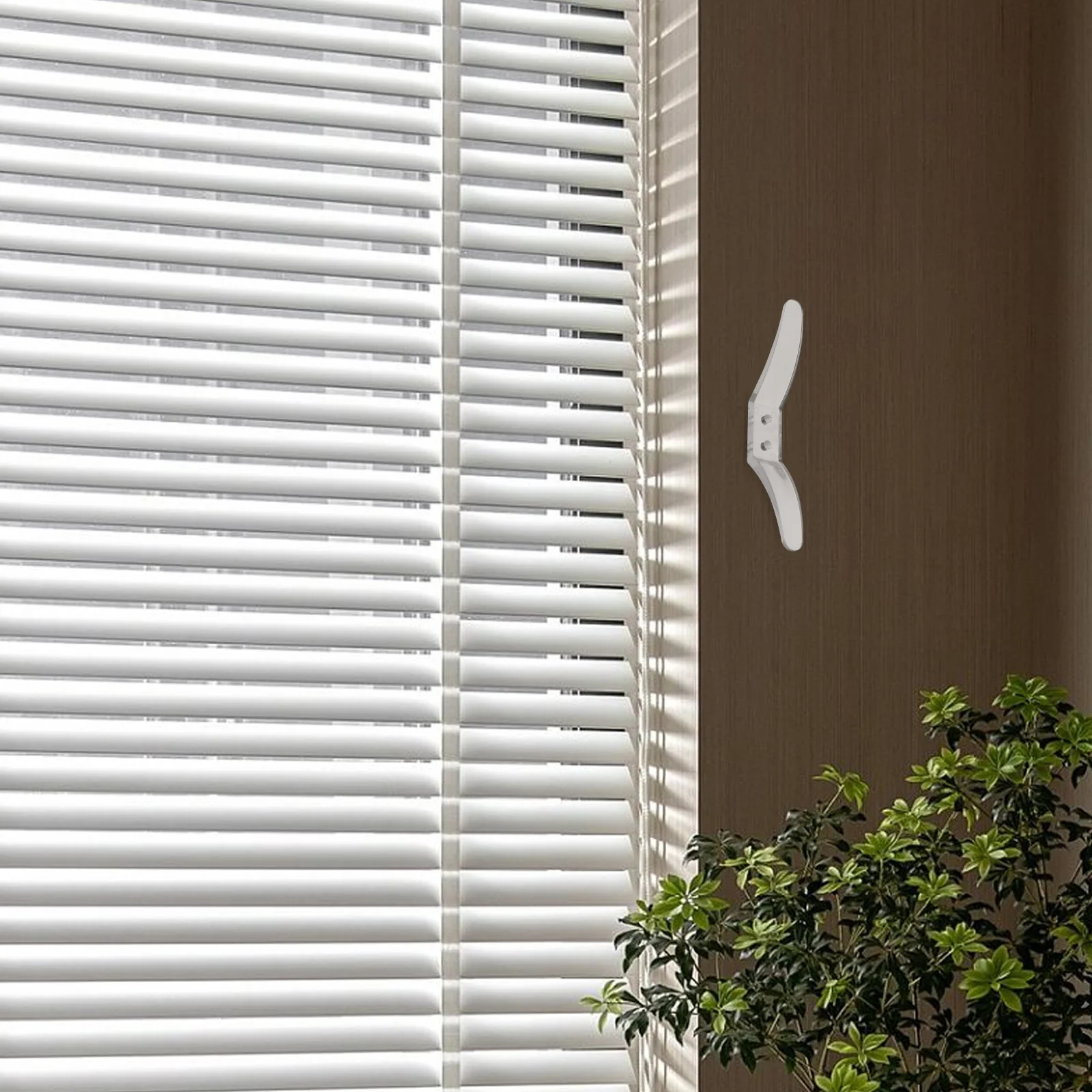 

4Pcs Blind Accessories Hooks Practical Transparent Blind Cord Cleat Holder Replacement for Roller and Vertical Blinds