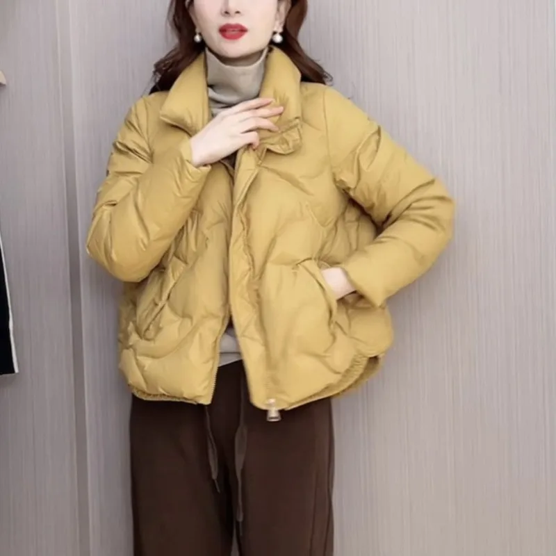 

2023 New Women Down Jacket Winter Coat Female Short Fashion Parkas Thick Leisure Time Outwear Given To Philandering Overcoat